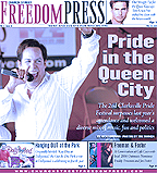 Jade Esteban Estrada on the cover of the Church Street Freedom Press