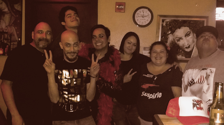Comedian Jade Esteban Estrada with fans at Cine El Rey Theatre in McAllen, Texas Comedian Jade Esteban Estrada with fans at Cine El Rey Theatre in McAllen, Texas