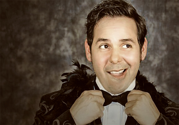 Comedian Jade Esteban Estrada at The Gong Shorts